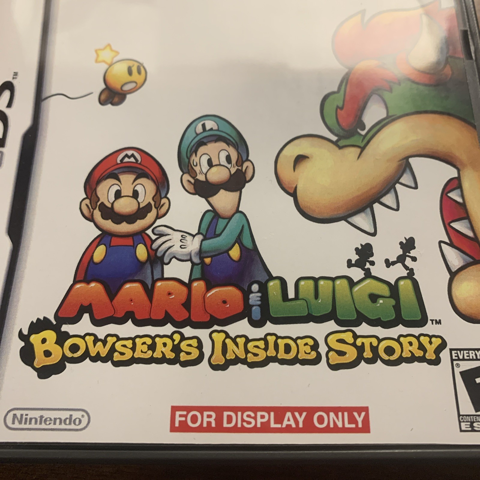 Mario & Luigi Inside Story / Nintendo DS Replacement *Case ONLY For Display Only
