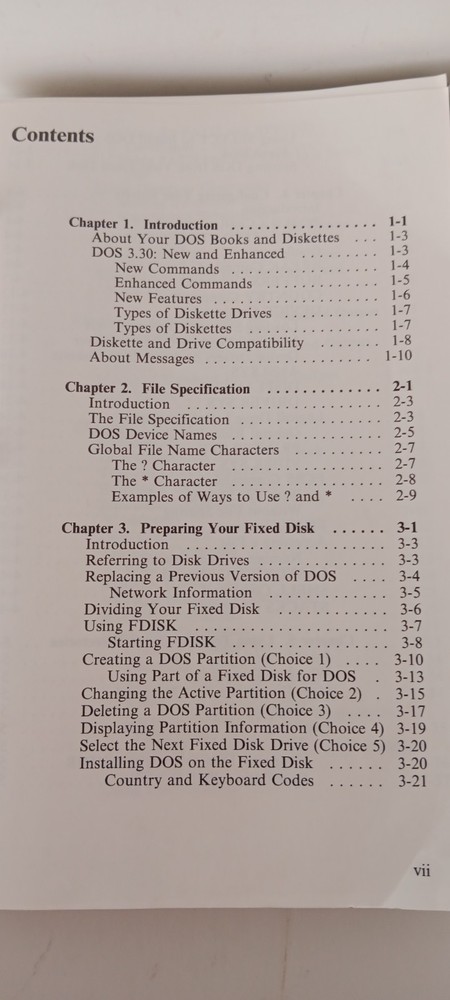 IBM DOS 3.3 Technical Reference Manual w/ 5.25" Floppys 6280060 Version 3.30