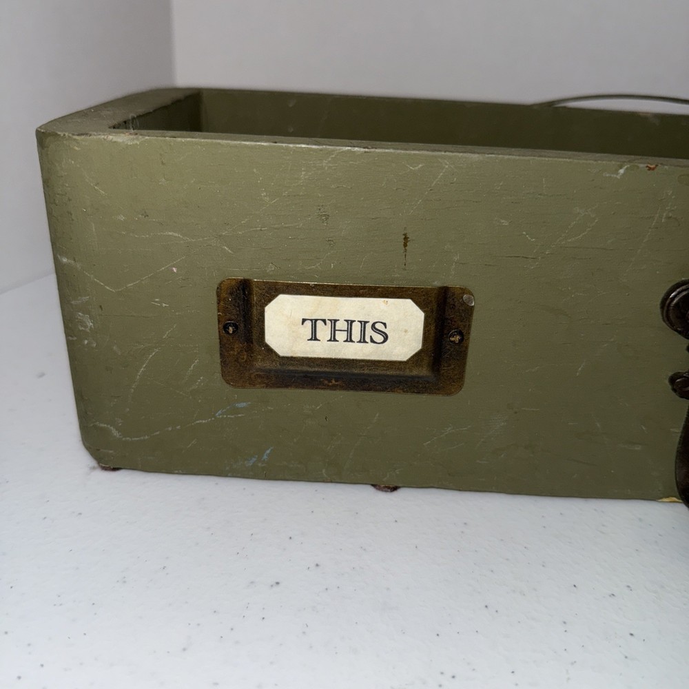 Vintage Sewing Drawer Hand Painted For Storage 🔥👀