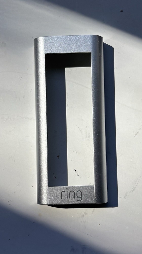 Ring Video Doorbell Pro Interchangeable Faceplate In Silver