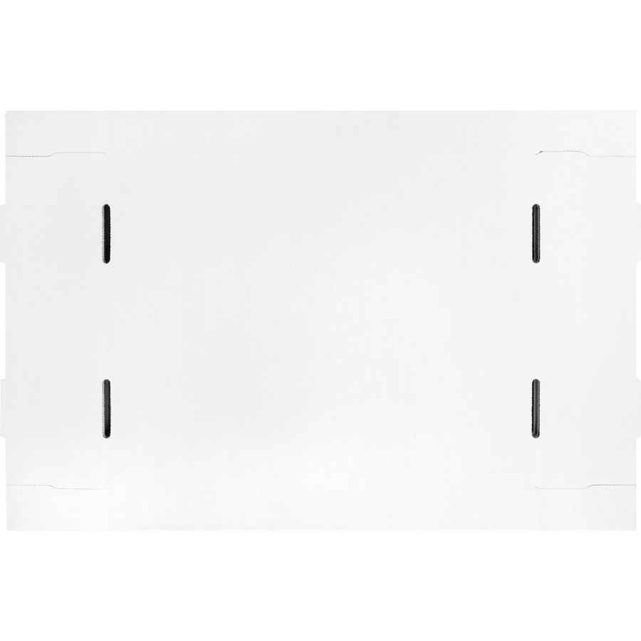 Business Source BSN32450 Storage Box Stackable 10x12x15 White