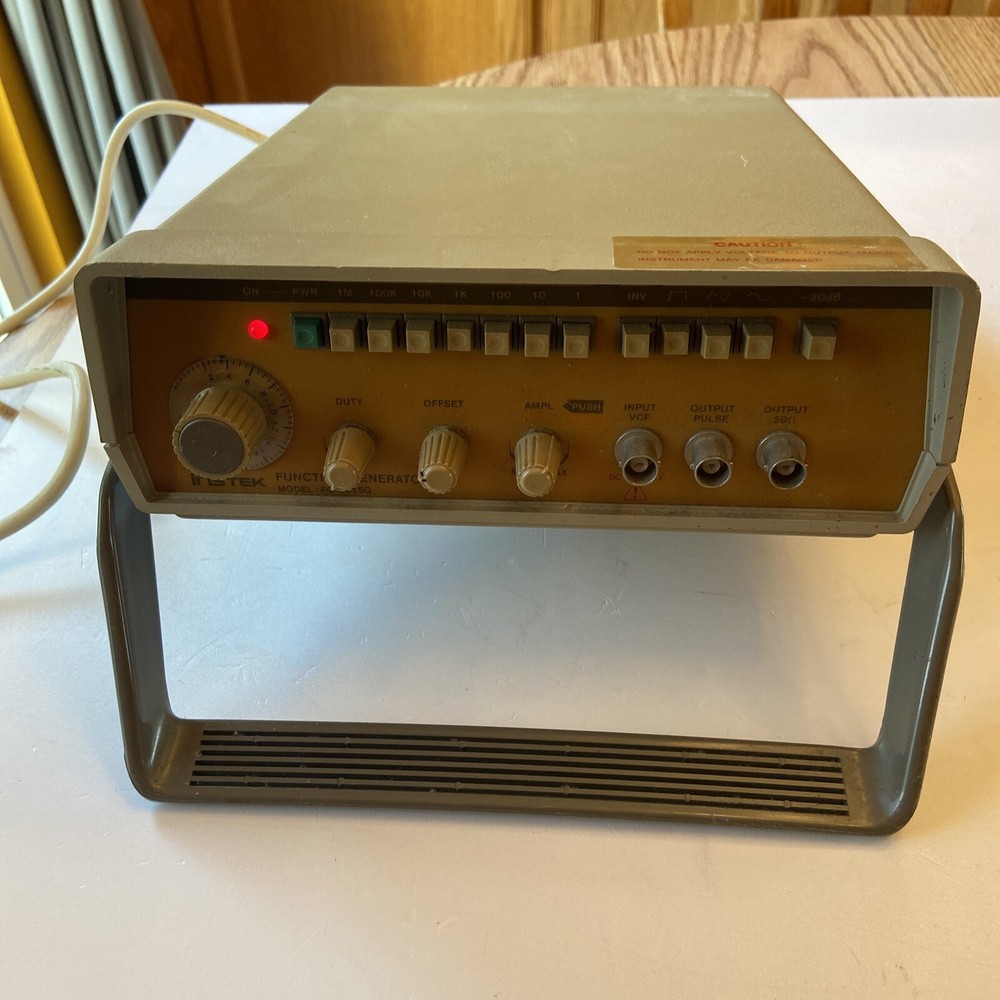 GW Instek FG-8015G Analog Function Generator Untested Powers Up #J