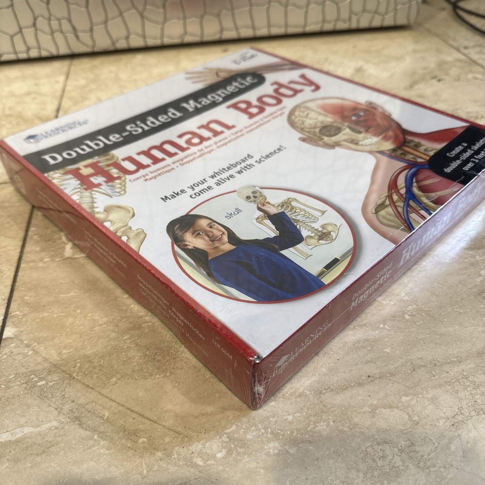 Learning Resources Double-sided Magnetic Human Body Set, New