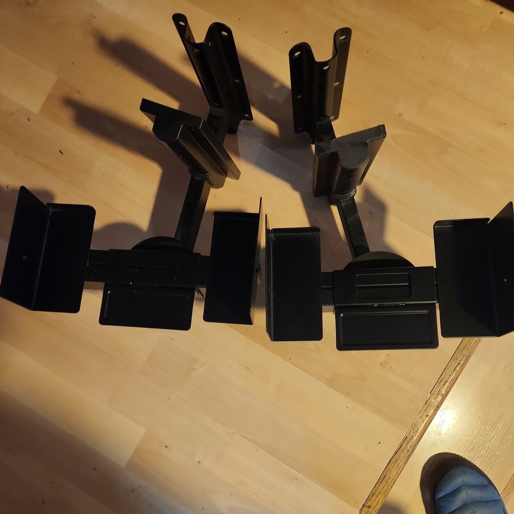 Speakers Wall Mount Adjustable Swivel, Brackets Pair