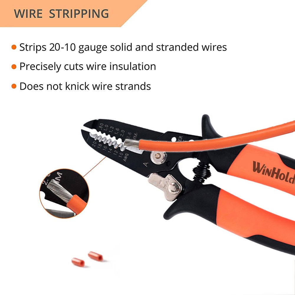 Upgrade Multifunctional Wire Stripper Crimper Cable Cutter Pliers Crimping Tool