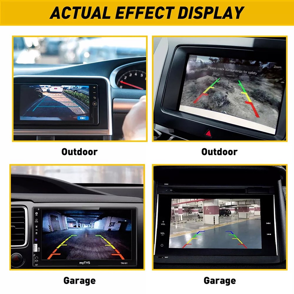 Rear View Backup Camera Parking Aid Replace Kit For Hyundai Sonata 2011-2014