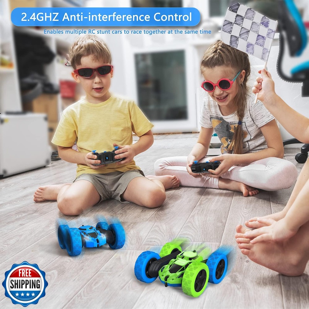 Hamdol Remote Control Car for Kids, 360° Rotating Double-Sided RC