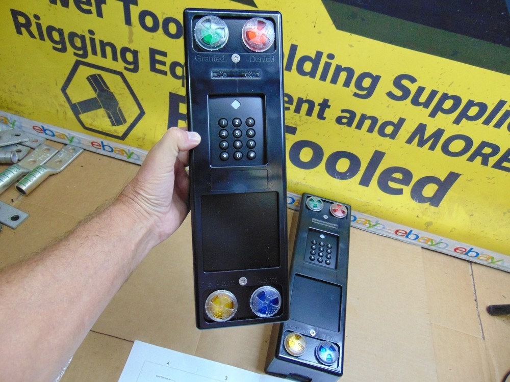 (2) 3MillID 3M Access Control Reader Keypad Security Alarm Control 3MIL-R11325-