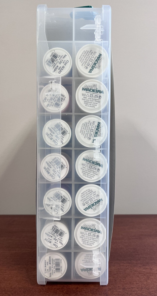 Madeira Quilt thread kit, new, 63 spools, Aerofil thread