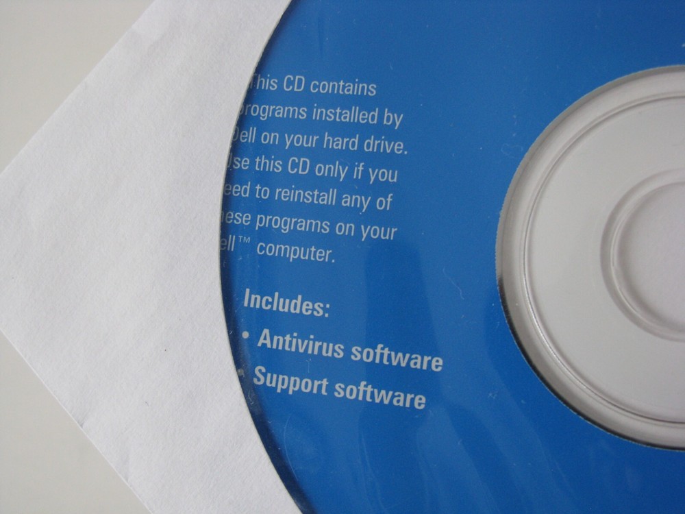 2001 Dell Applications Backup Dell-Installed Programs PC Software CD NO LICENSE