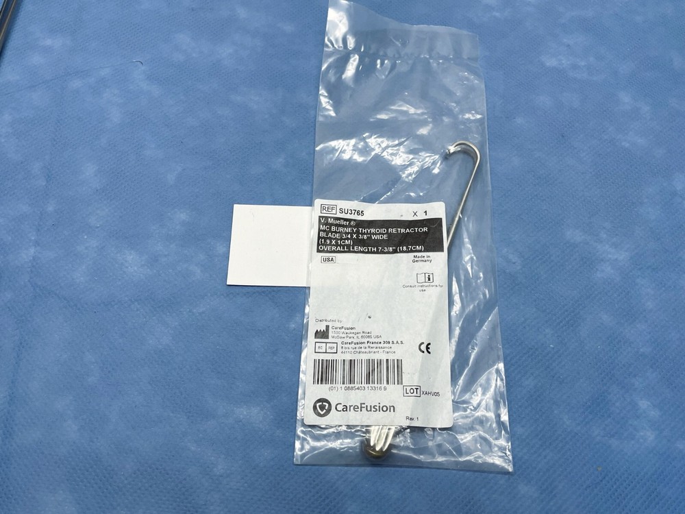 V. Mueller SU3765 McBurney Thyroid Retractor, Made in Germany, New