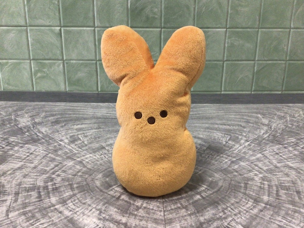 Peeps Authentic Just Born 2013 Orange 9” Stuffed Plush Easter Bunny Rabbit W/Tag