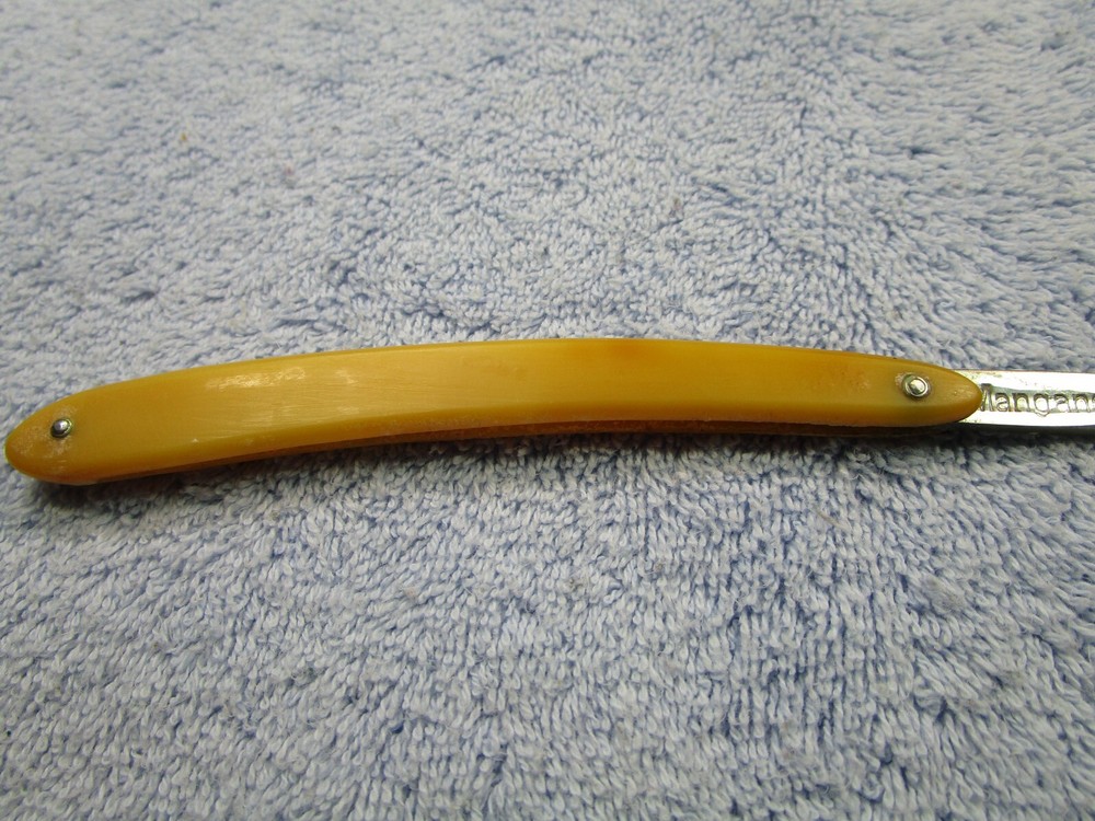 Manganes Cold Beetle Straight Razor & Box 160-6F