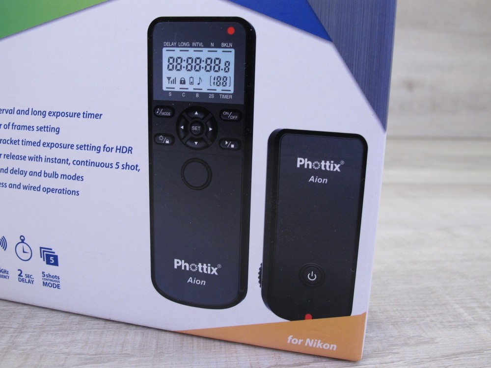 Wireless Digital Timer and Remote for Nikon NOS Phottix Aion