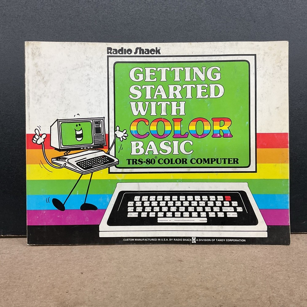 Radio Shack Getting Started With Color Basics TRS-80 Color Computer Guide