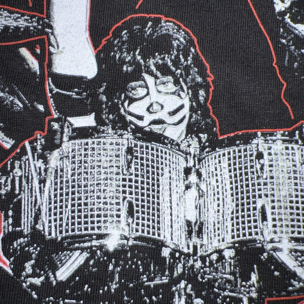 KISS’s Paul Stanley Gene Simmons 40 Years World Tour’ Shirt Adult XL Black New