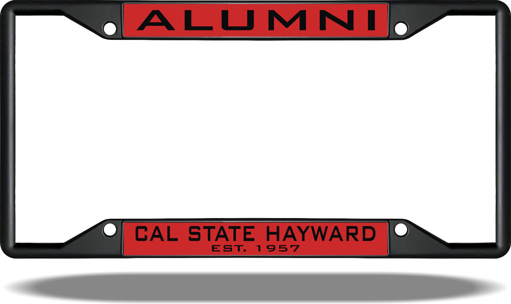 Cal State HAYWARD ALUMNI Black License Plate Frame