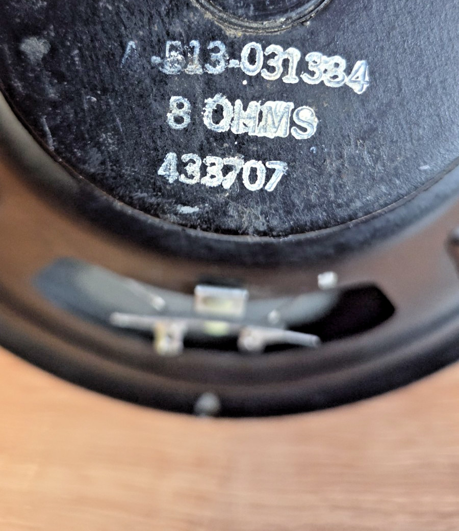 Vintage Ceramic speaker 10"Cleveland 8 Ohm Rib Cone Jensen Era Tube Amp Guitar