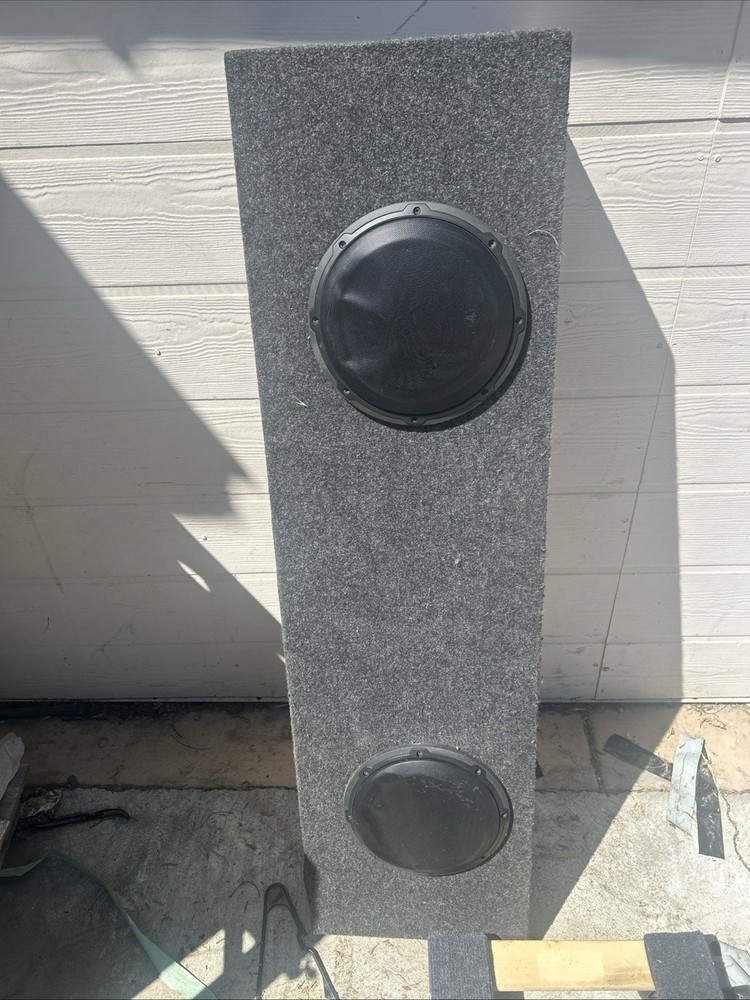 Two 12in Subwoofer Box