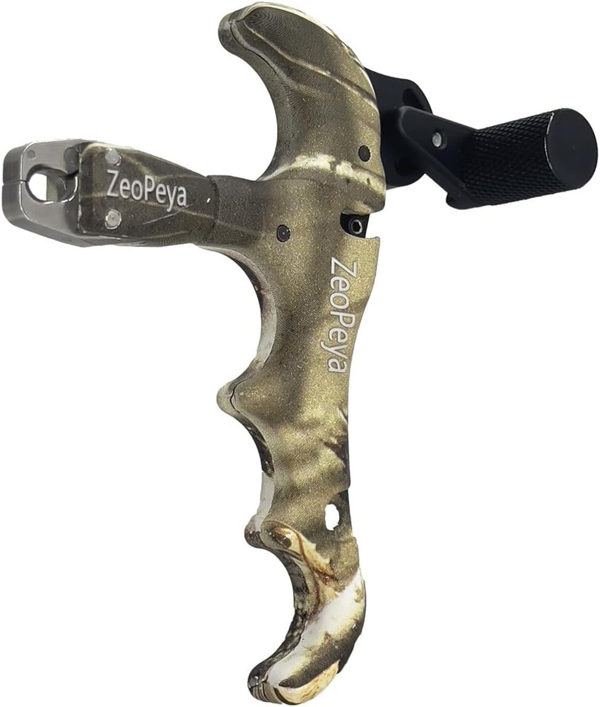 NoxDyn Camo Bow Release for Compound Bow, 4-Finger Archery Release 360° Rotat…