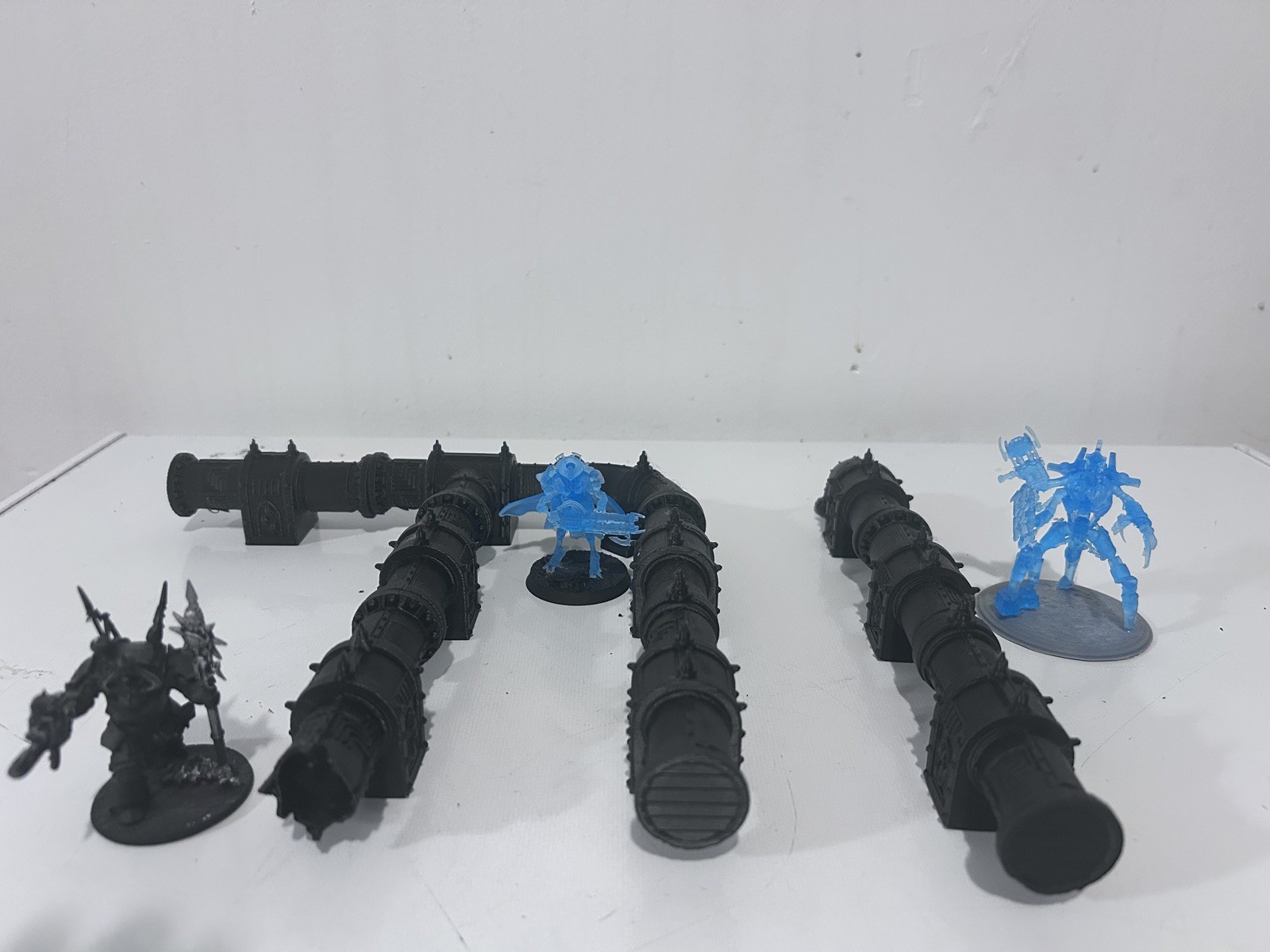 WARHAMMER 40K, NECROMUNDA, SCENERY TERRAIN FACTORY PIPE SYSTEM