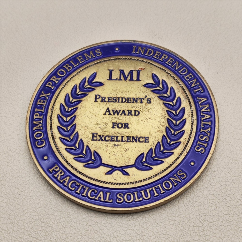 LMI SINCE 1961 SERVING GOVERNMENT Challenge Coin