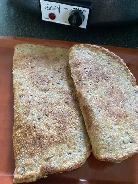 Electric Saj Arabic Bread Maker Non-stick Markouk Thyme /Cheese Pie زغتر مناقيش