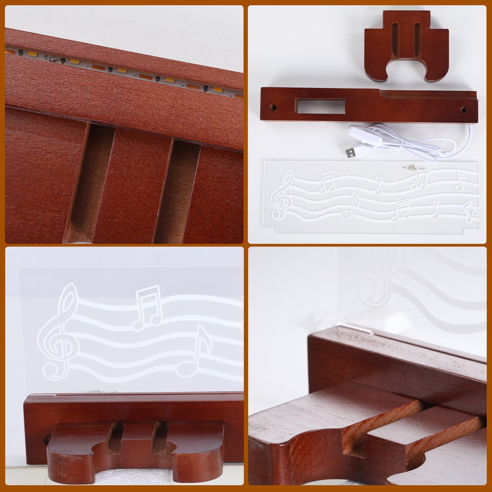 LED Stringed Instruments Display Stand Multi-Purpose Music Accessories