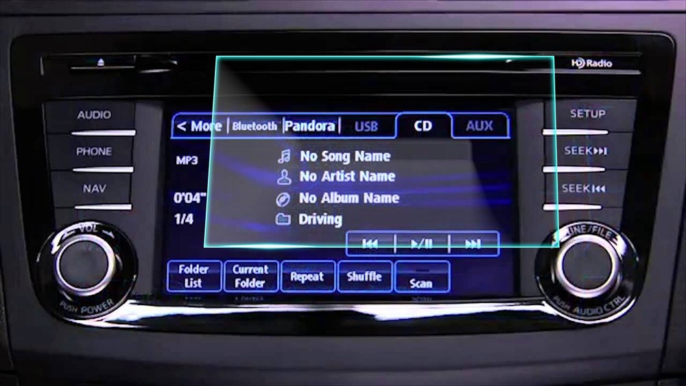 Crystal Clear Screen Protector for 2013 Mazda3 Vehicle Navigation