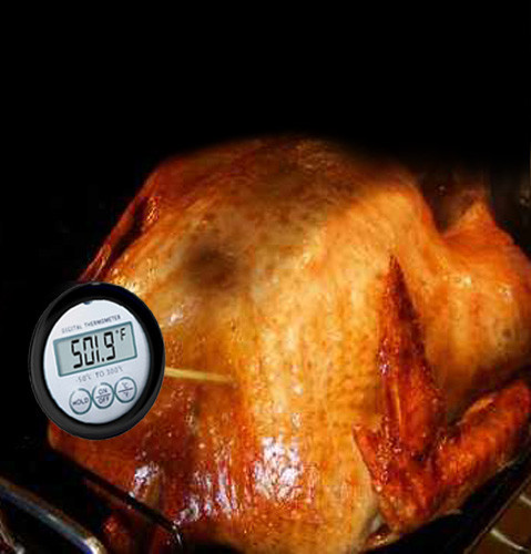 Digital Meat Food Thermometer , Liquid Candy Deep Fry, with Stainless steel Clip