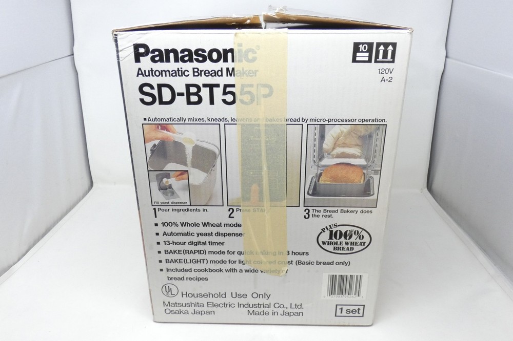 Panasonic Automatic Bread Maker SD-BT55P Bakery Machine Yeast Dispenser OPEN BOX