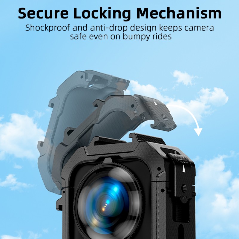 Camera Locking Protective Bezel Quick Release Expanding Bezel For Insta360 X5