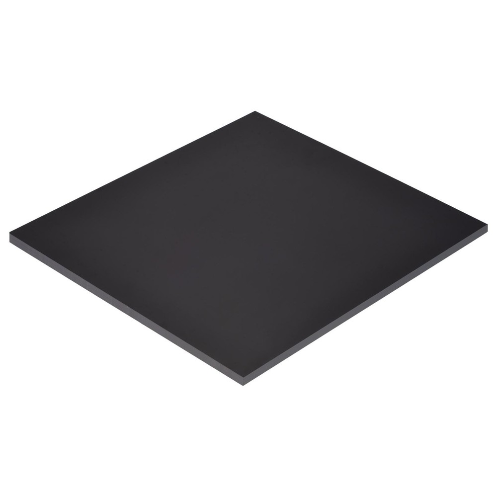 Black ABS Plastic Sheet 12x12x0.2" for Building Model, Panel