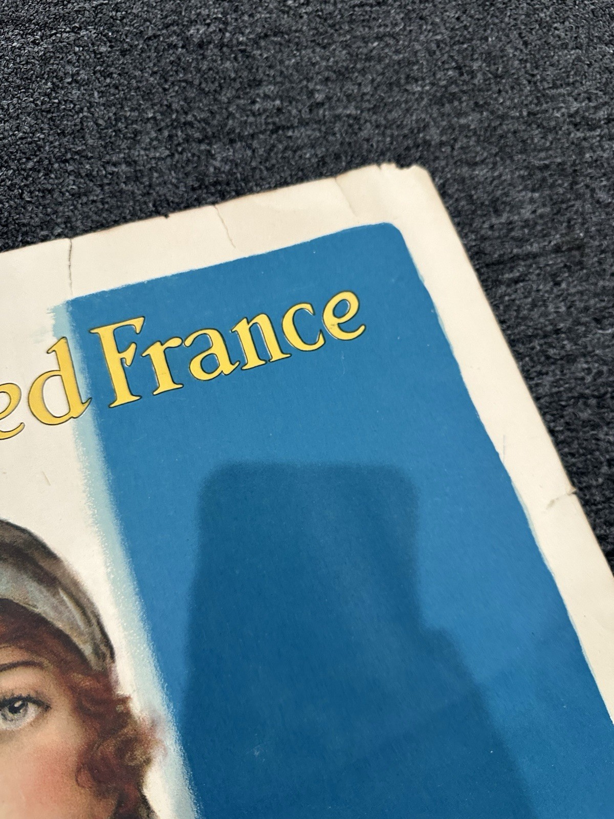 Original WW1 1918 JOAN OF ARC SAVED FRANCE Poster World War One 20”x30”