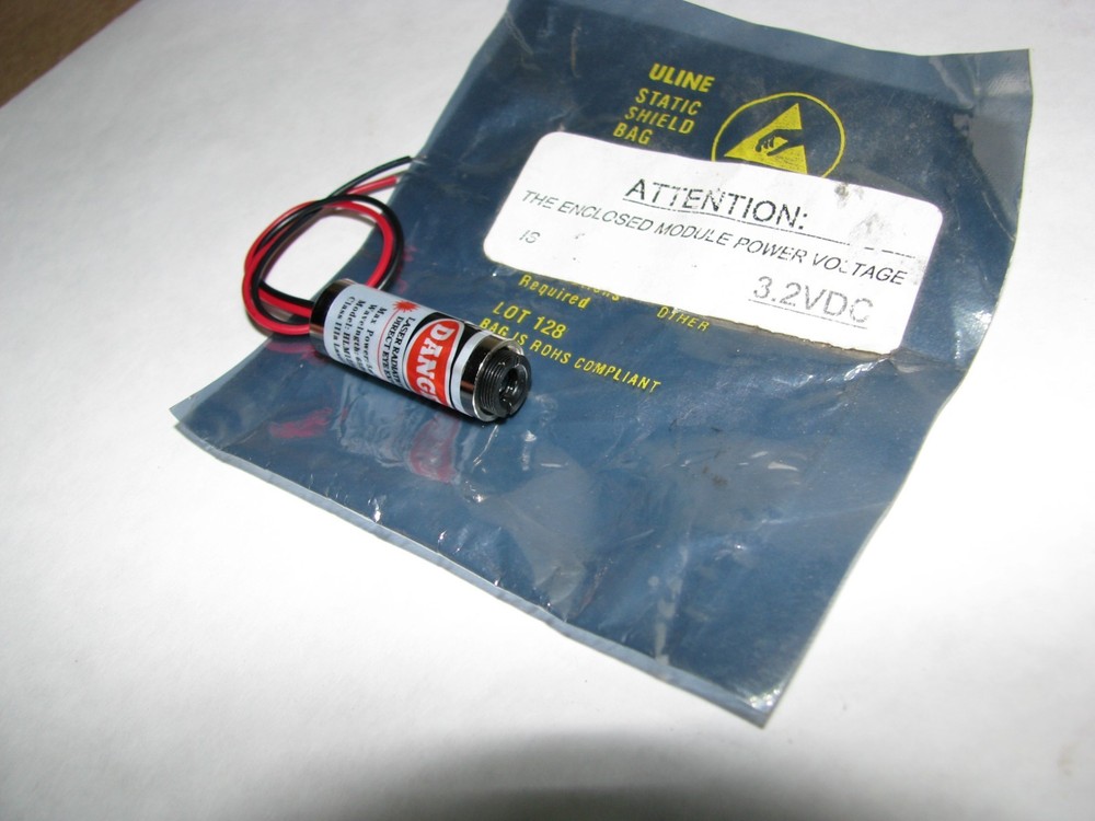 MLM1230 Red Dot 650 laser module Nos 3.2 Volt DC (RB1.3)