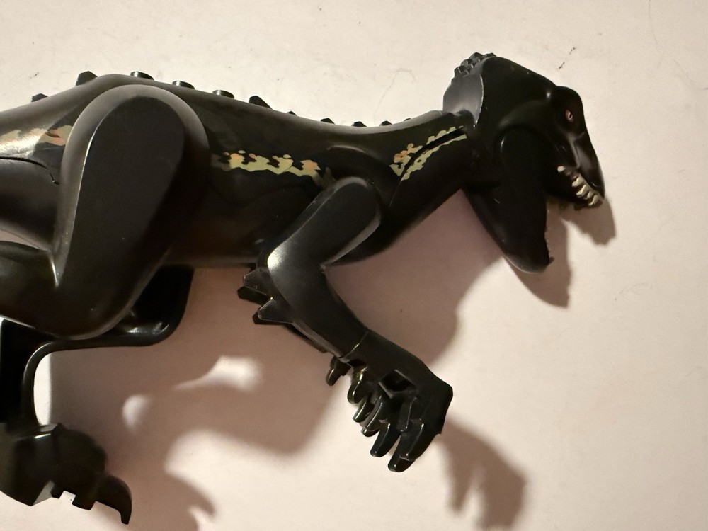 Generic Indoraptor Dinosaur Black Building Block Figure