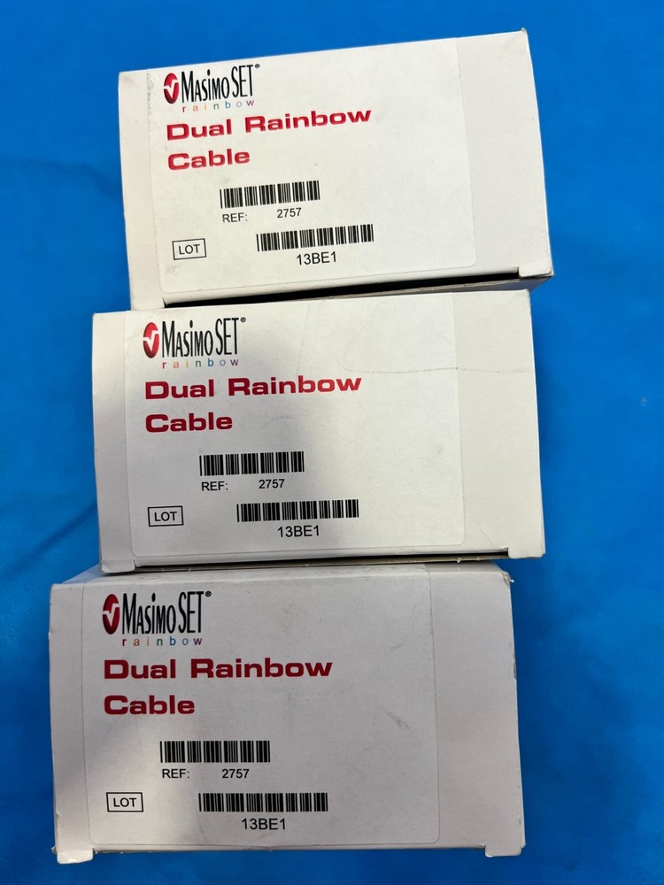 MASIMO SET DUAL RAINBOW PATIENT CABLE REF# 2757  NEW