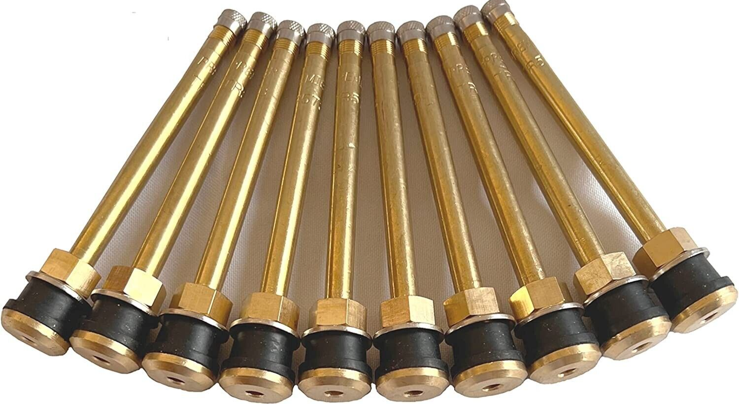 50 Kits TR573 Truck Tire Valve Stem Wheels 22.5 /24.5 For Rim Φ.625".L: 4.527"