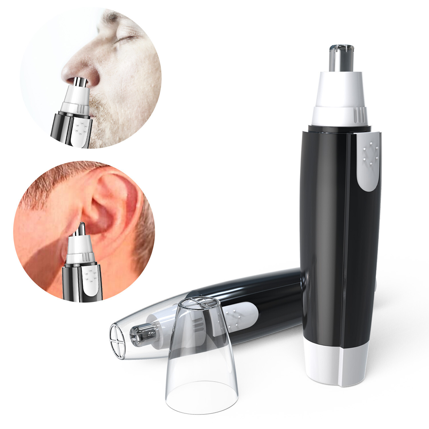 Electric Nose Ear Hair Trimmer Face Eyebrow Mustache Beard Shaver Clipper Unisex