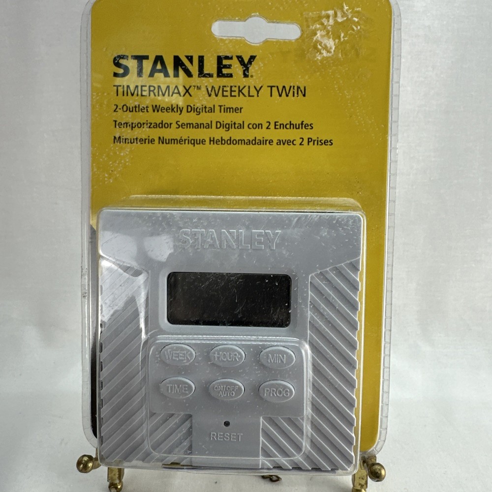 Stanley Timermax Programable Digital Indoor Weekly Timer NEW