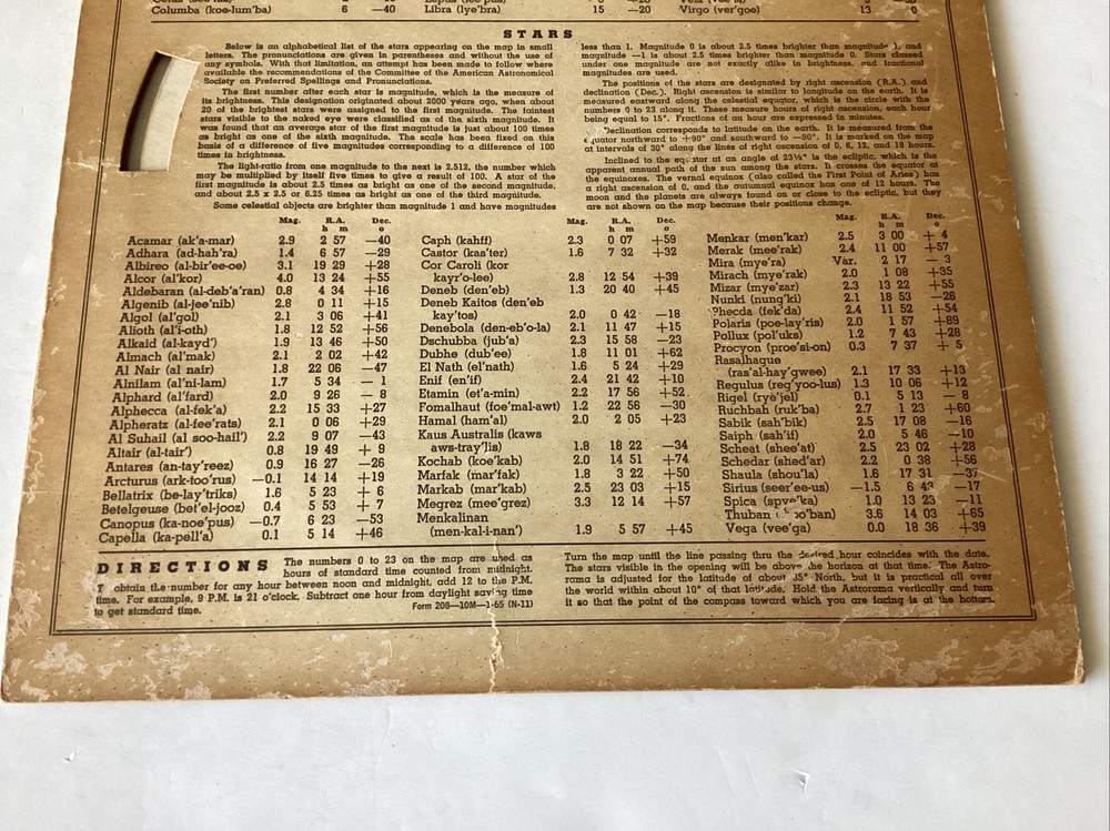 Griffith Observatory Astrorama - Vintage Celestial Astronomy Guide