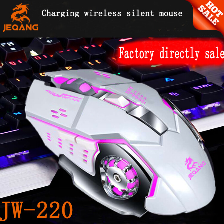 LED Rechargeable Wireless Backlit USB Optical Ergonomic Gaming Mouse Mice