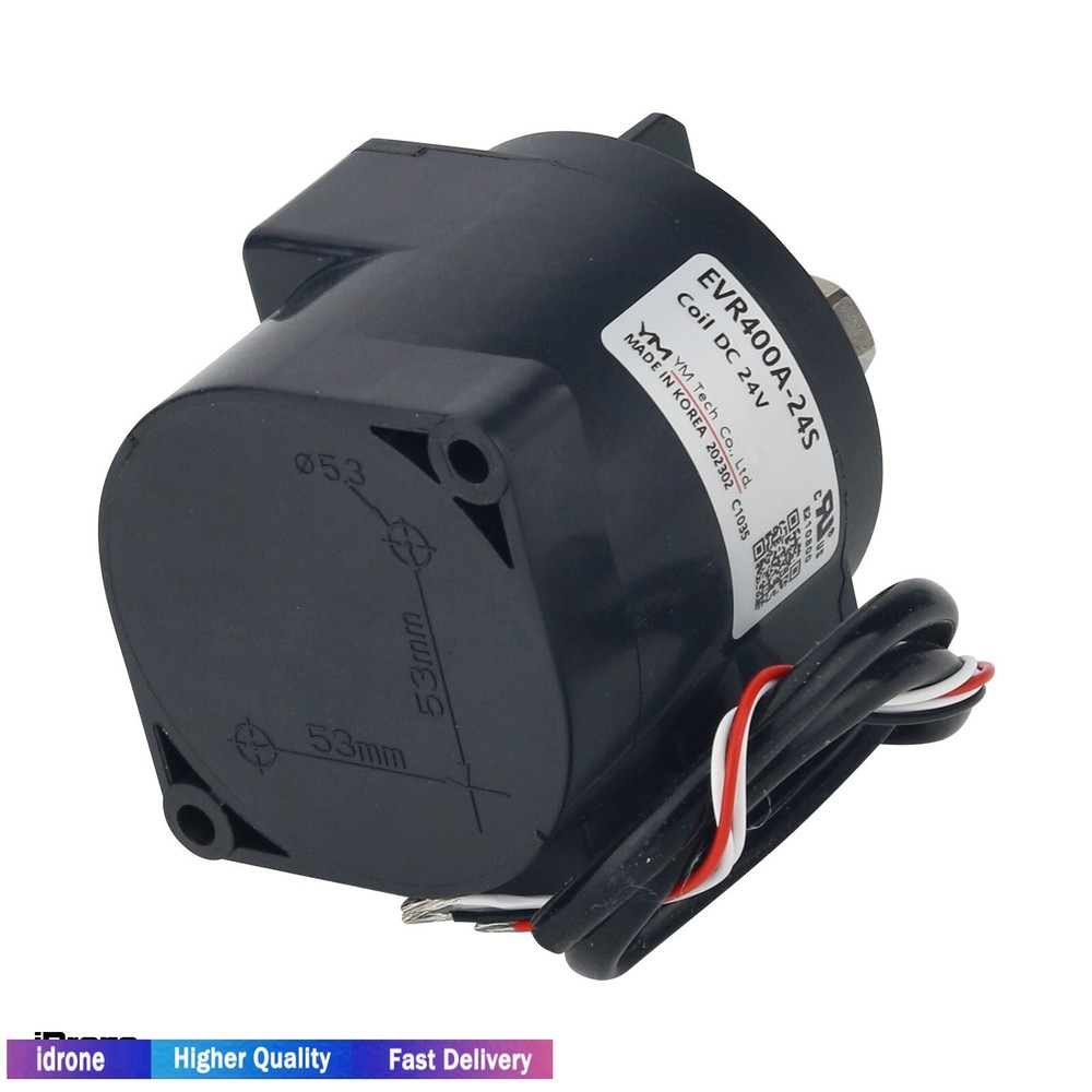 New 4-Wire EVR400A-24S Coil Electromagnetic Relay for YM TECH 24VDC 320V/400A