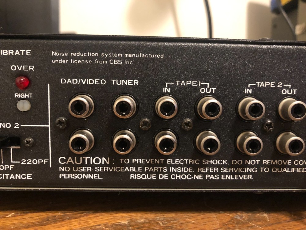 Working Vintage ADCOM GFP-1A Stereo Preamplifier w/ 2x Phono Input