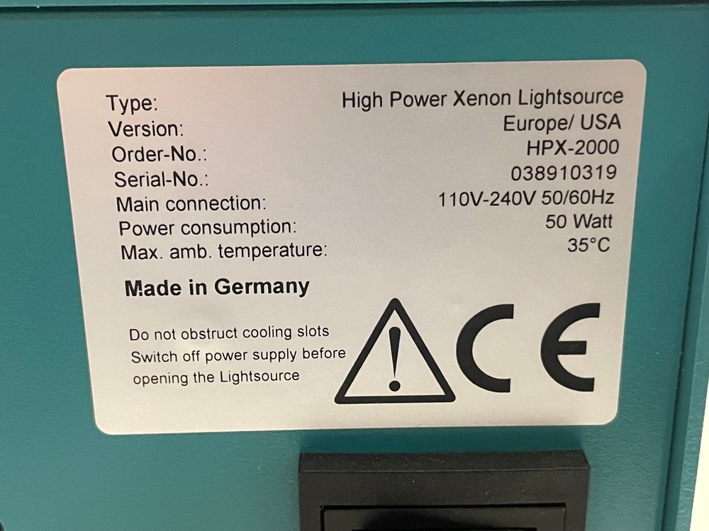 Ocean Optics HPX-2000 CONTINUOUS HIGH POWER XENON SPECTROMETER LIGHT SOURCE