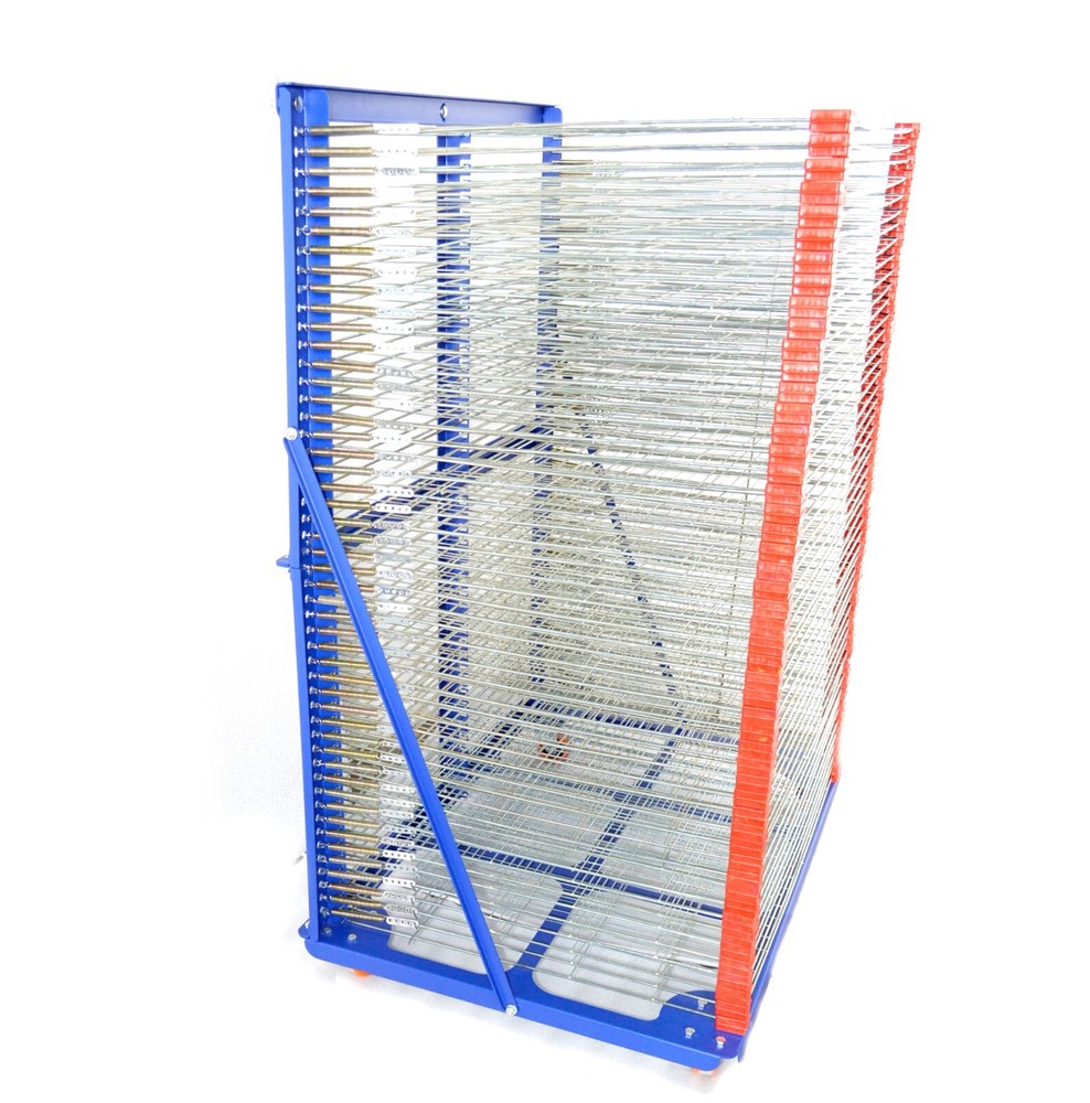 Screen Printing Drying Rack 50 Layers Ink Curing Shelf Movable Tool Multi-layer