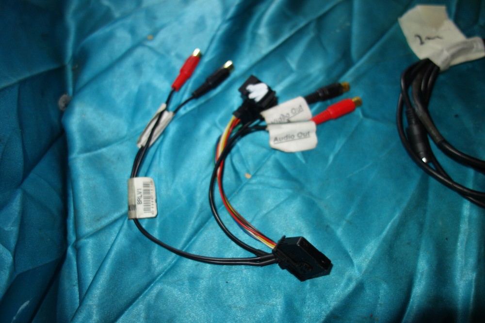 BMW e39 e38 e46 X5 E53 X3 Z4 with Sat Nav BRLV1 Adapter AV input lead cable cable M