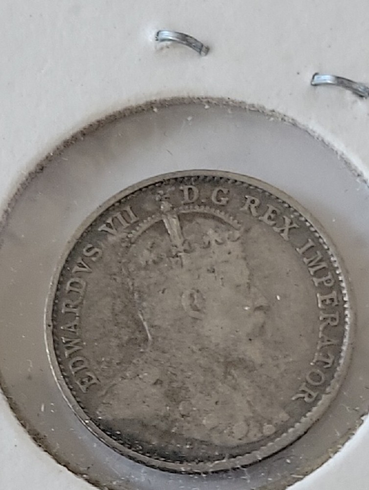 CANADA 5 CENT SILVER - RARE - 1909 1666