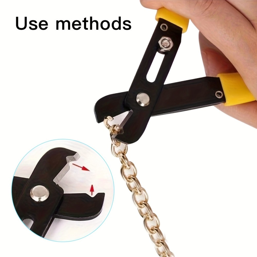 Multi-Functional Bag Chain Pliers - For Chain Opening & Wire Stripping