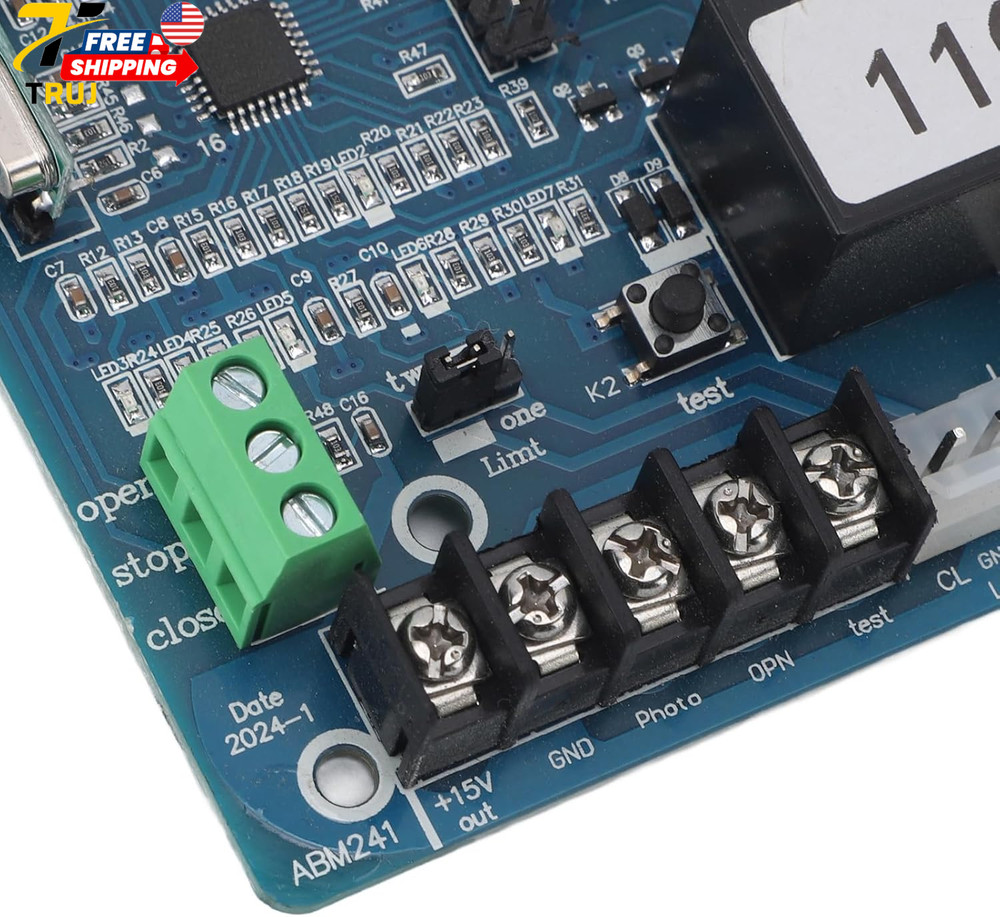 Universal Sliding Gate Opener Circuit Board Remote Control Capability 110V